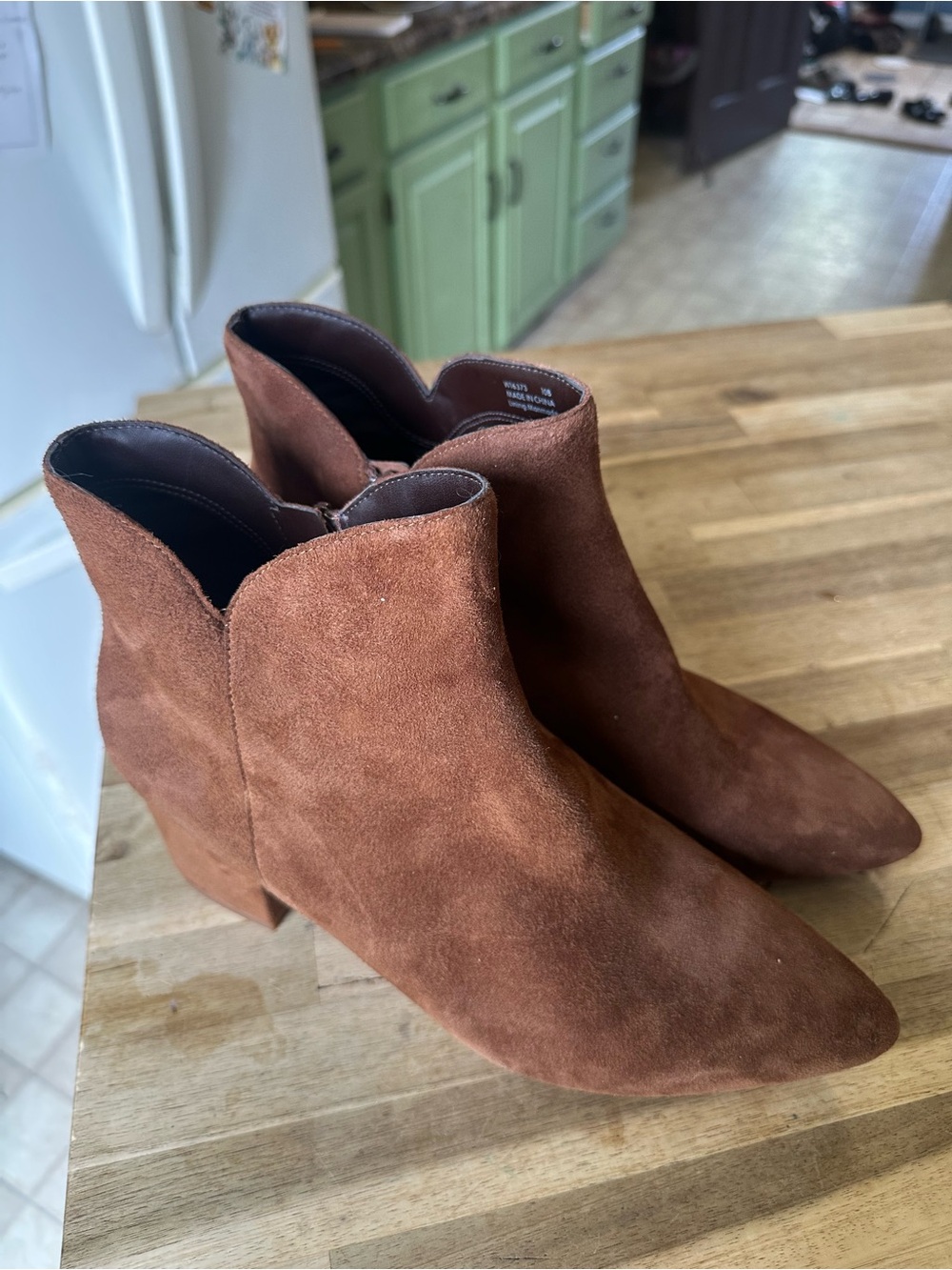 Cole Haan Women’s brown Suede Pointed Ankle Boots